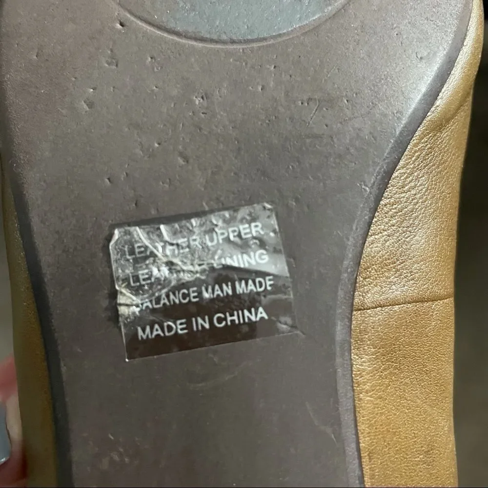 Bivel sold by Nordstrom Leather Braided Toe Covered Flat Slight Wedge Flat, 40 - Picture 12 of 13